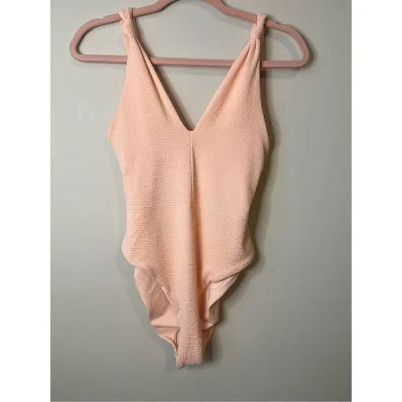 Bella Dahl Peach One Piece Swimsuit - Picture 2 of 7